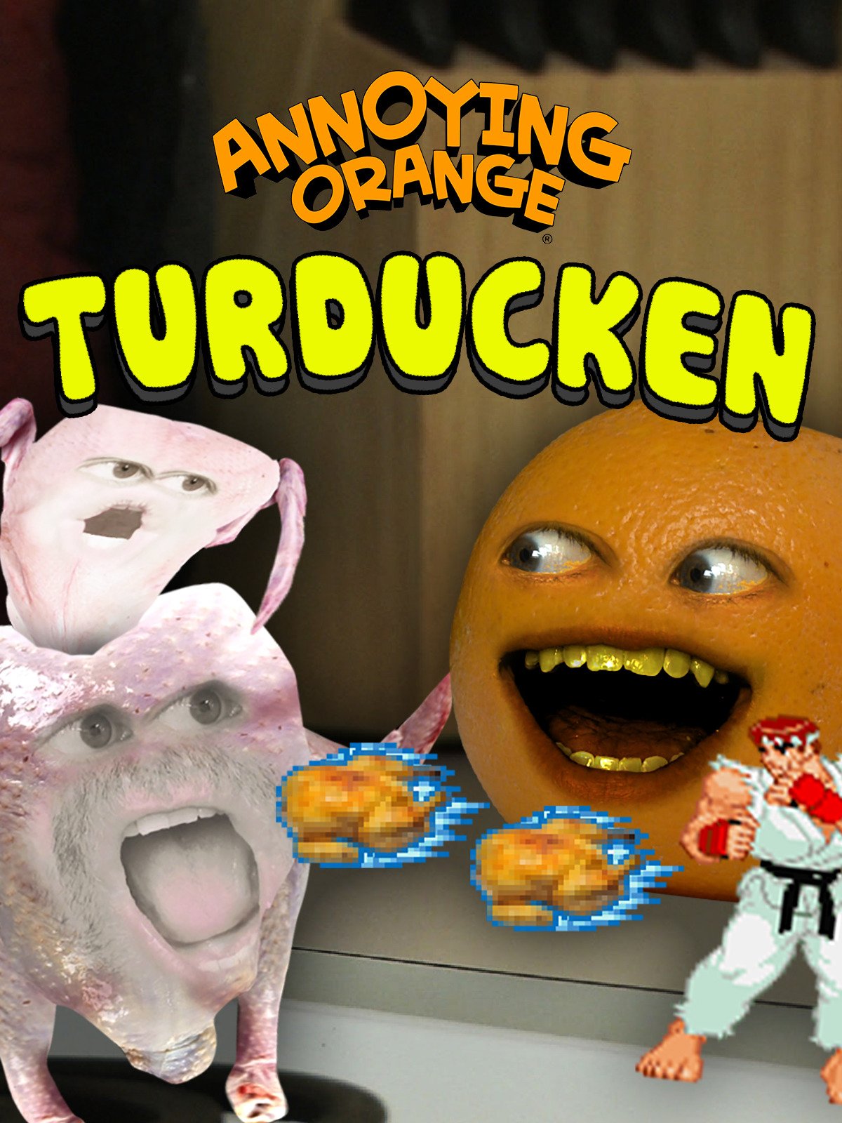 Annoying orange turducken