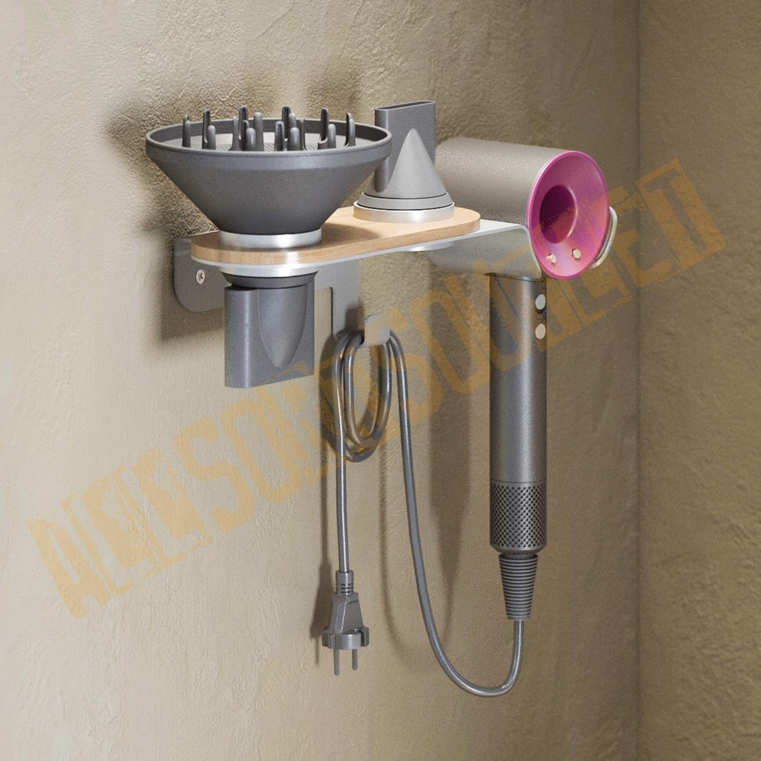 Wall Mount for Dyson Supersonic Hair Dryer Bathroom