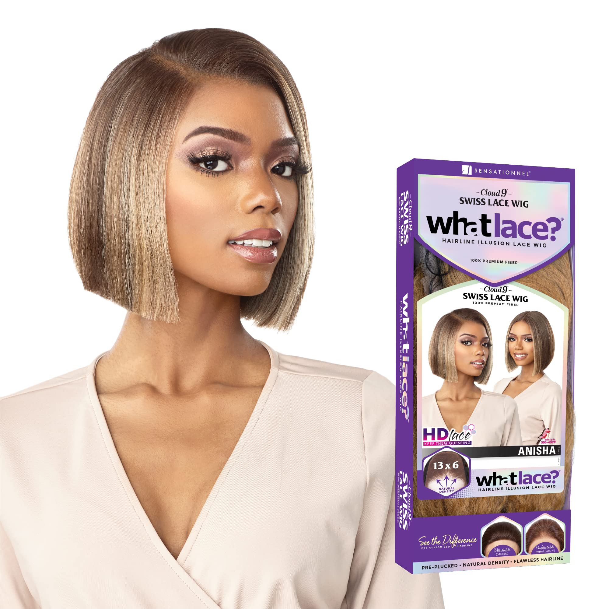Sensationnel Cloud9 What Lace HD Lace Wig - Anisha (Color:2 DARK BROWN)