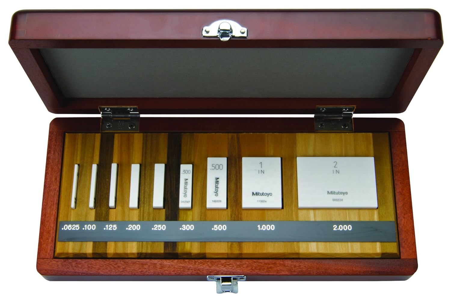 Mitutoyo Ceramic Rectangular Micrometer Inspection Gage Block Set, ASME