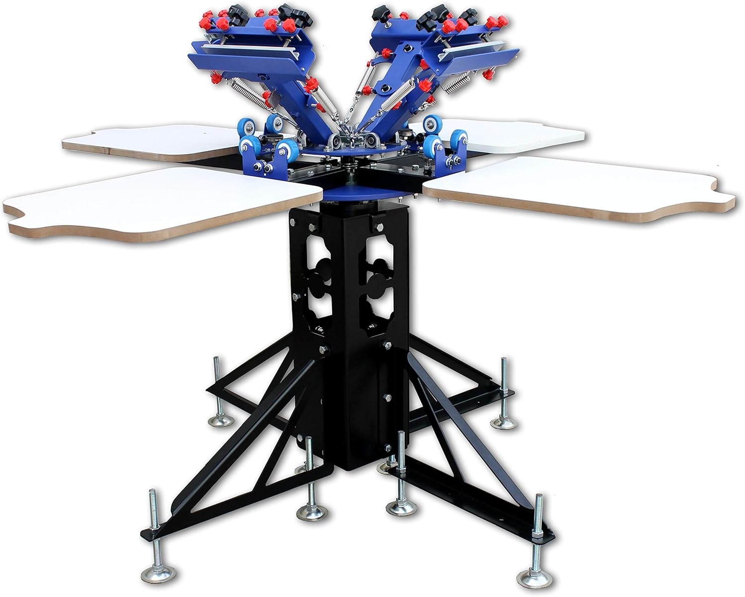 four colour screen printing machine