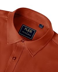 J.VER Men's Dress Shirts Solid Long Sleeve Stretch