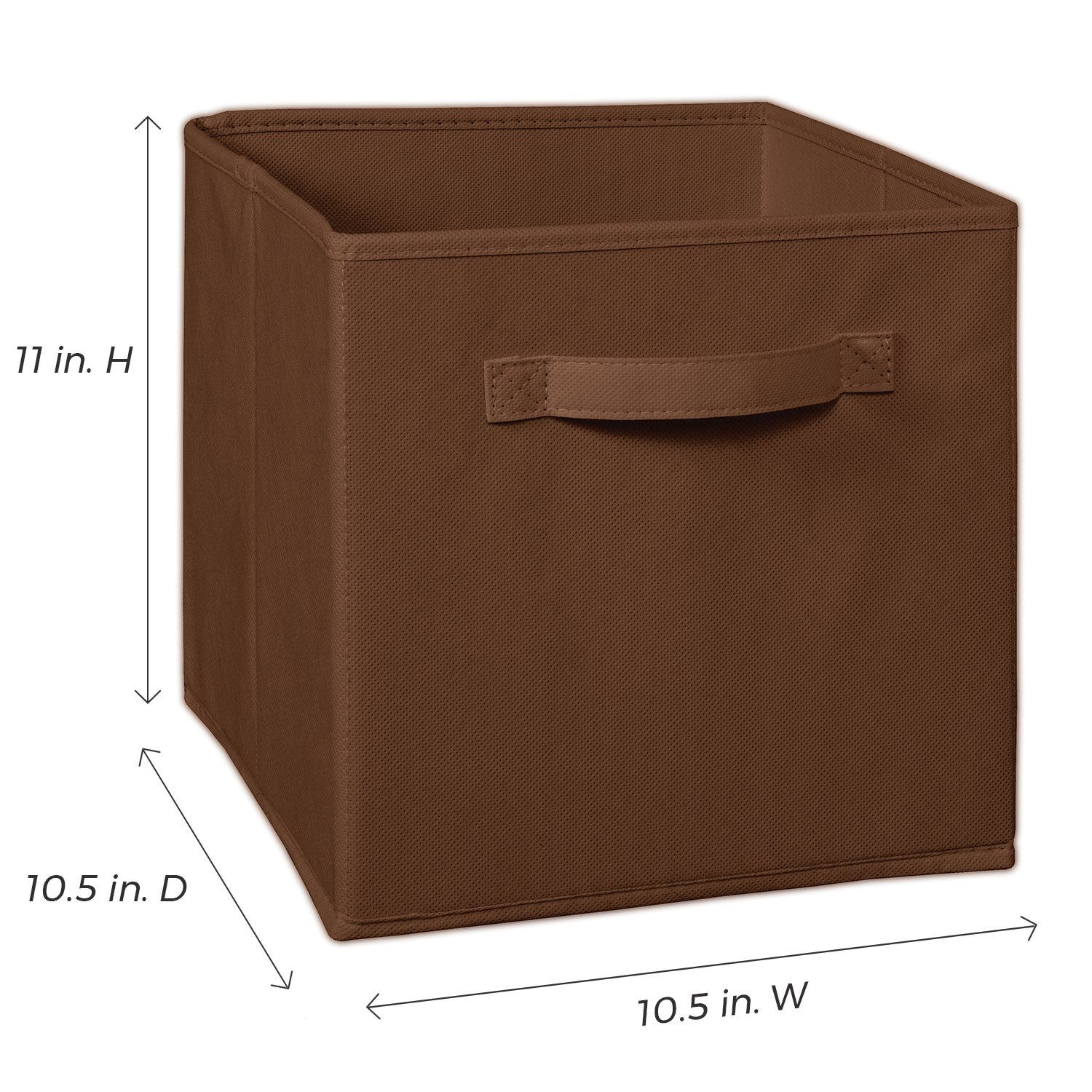 Closetmaid 1840 Cubeicals Fabric Drawer Brown 1 Pack Alemdad Ly