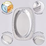 MATANA 20 Large Aluminium Foil Trays 14 inch Raised Edge Reusable Buffet view 4