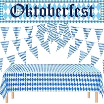2 Bannières Décoratives Oktoberfest – Thème Fête De La Bière Bavaroise – Panneaux De Bienvenue 180 X 30 Cm, Pour Intérieur Et Extérieur