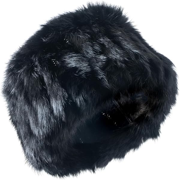 HEIZZI Women’s Real Rex Rabbit Fur Beanie – Fuzzy Skull Cap With Fur Pom, Winter Hat