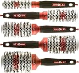 Head Jog 96 Heat Wave Ceramic Ionic Round Blow Dry Hair Brush 44mm Black view 3
