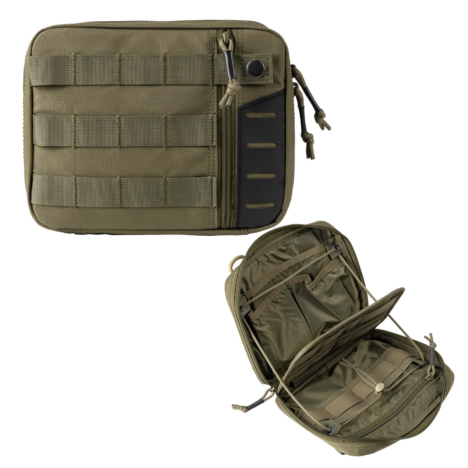 EXCELLENT ELITE SPANKER EDC Pouch Tactical Adminmolle Pouches Commanders Pouch Organizer Pocket Tool Bag(Ranger Green)
