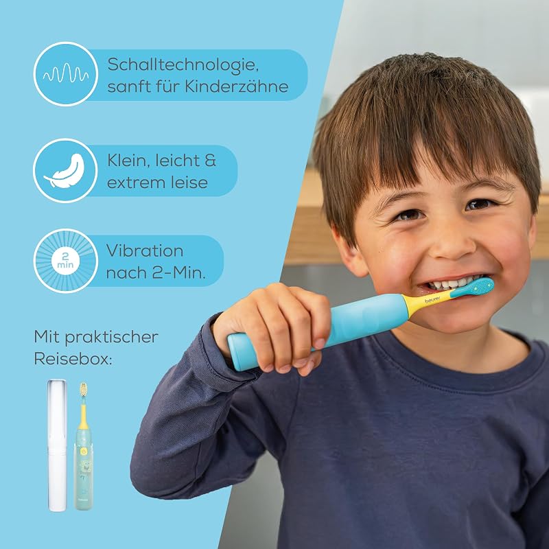 SC 11 Aqua Blue SpongeBob elektrische Zahnbürste Kinder, sehr leise