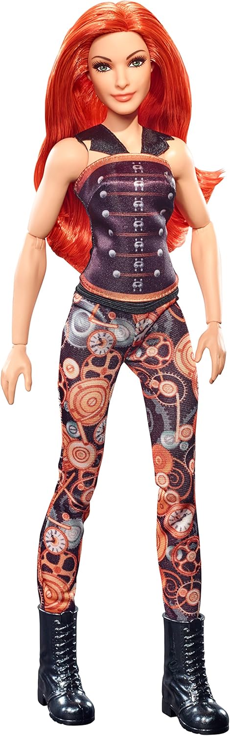 WWE - Becky L, FGW25 Wrestling Doll, Orange