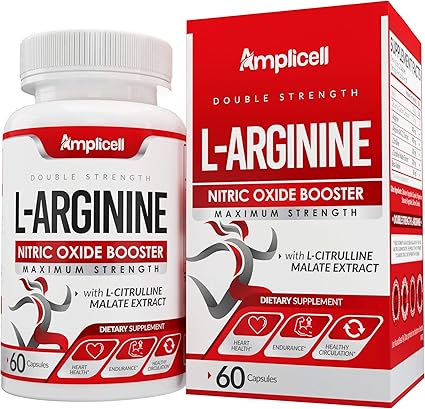 Amazon Com Double Strength L Arginine Nitric Oxide Booster With