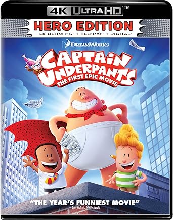 Amazon Com Captain Underpants The First Epic Movie Blu Ray