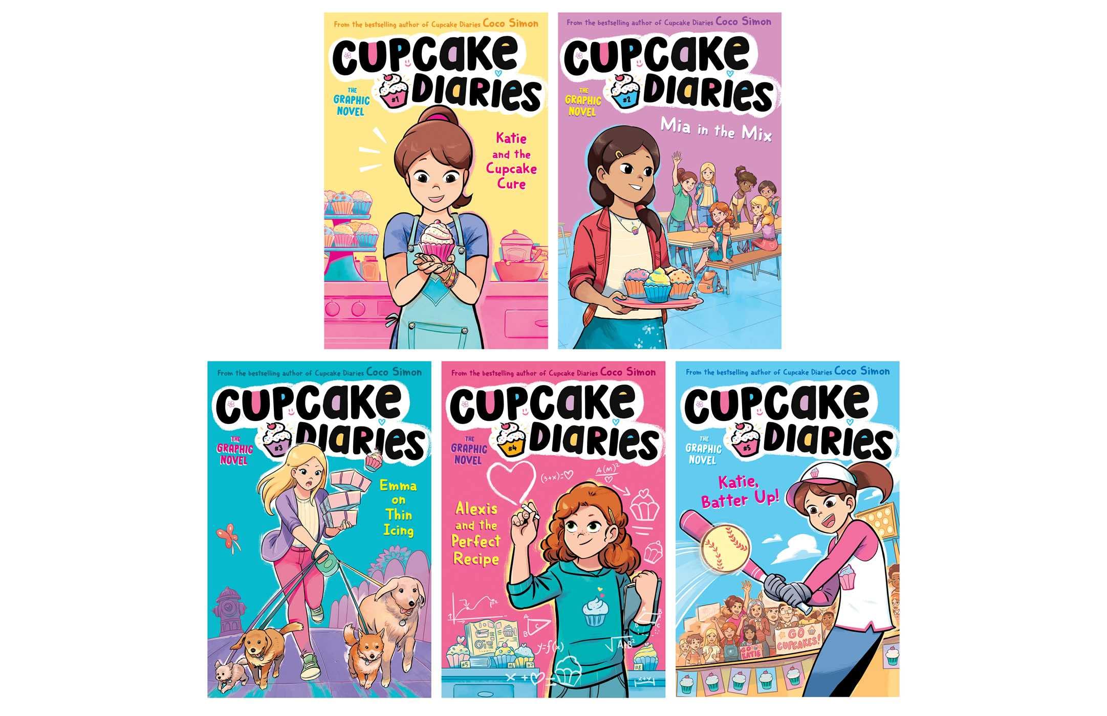 Katie and the Cupcake Cure The Graphic Novel (1) (Cupcake Diaries: The Graphic Novel)