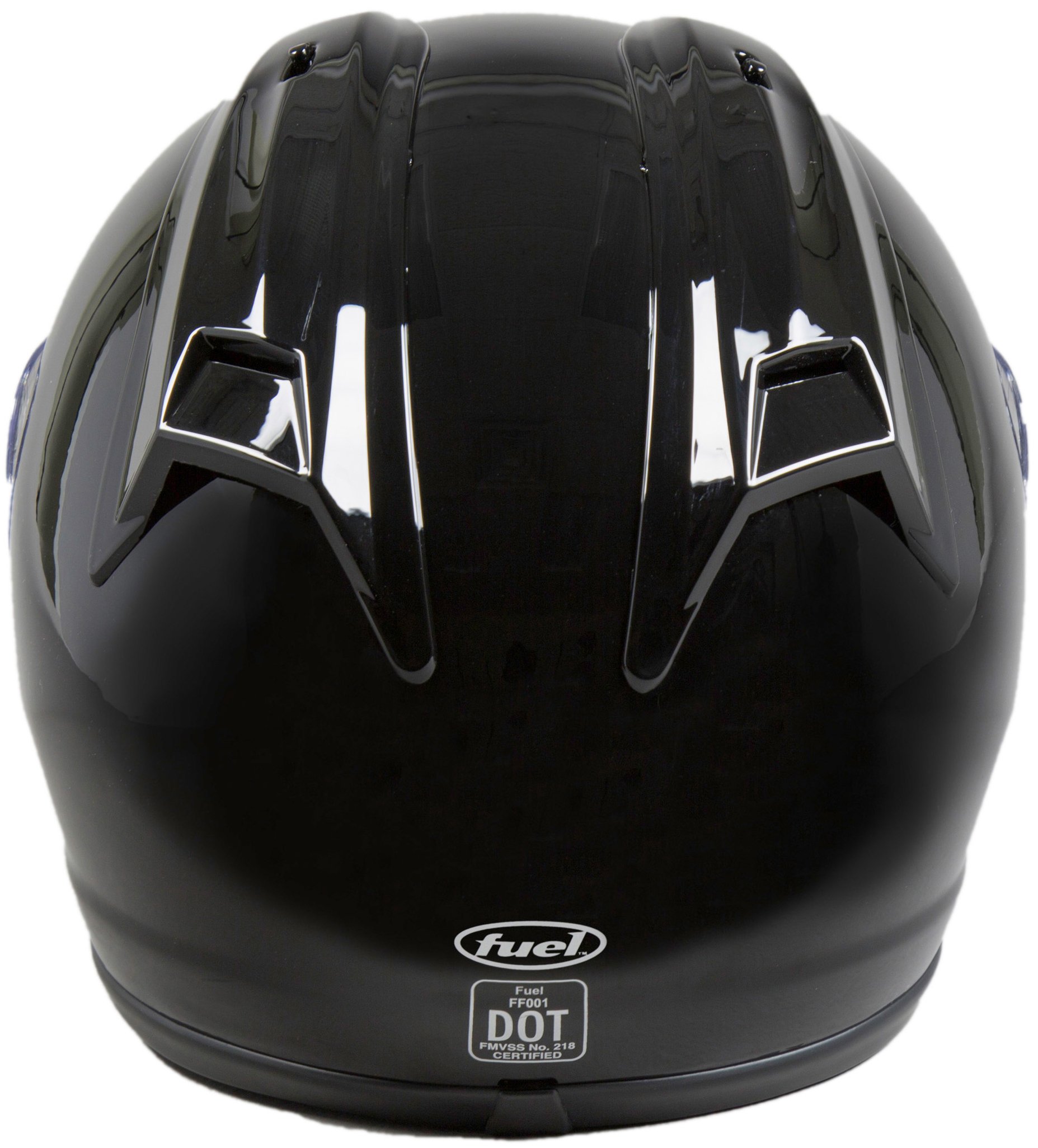 Galleon Fuel Helmets SHFF0016 Full Face Helmet, Gloss Black, Large