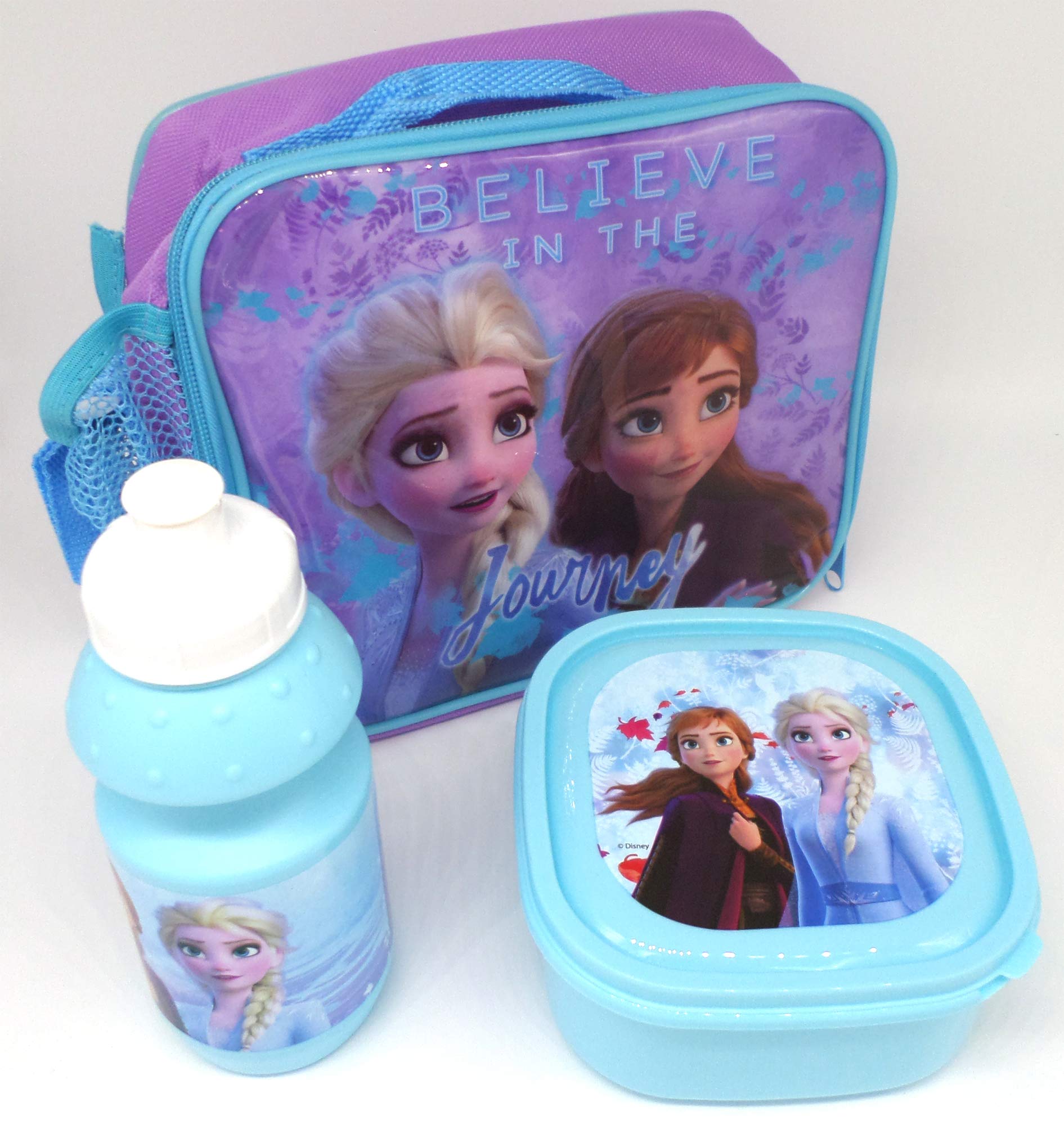 TLD Disney Frozen Lunch Bag + Bottle + Sandwich Box - Gift Bundle