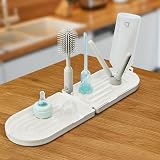 Munchkin Travel Drying Rack with Bottle Brush and Extendable Brush view 3