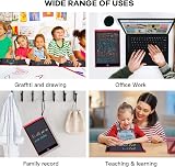 SERUW 12 Inch LCD Writing Tablet Doodle Board Kids Erasable Drawing Electronic view 6