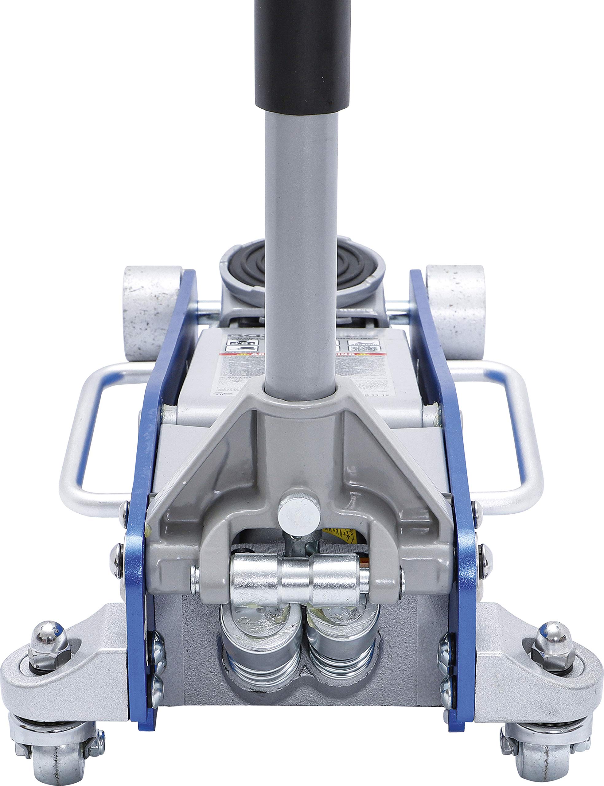 BGS 2889 | Rangier-Wagenheber | 2,5 t | hydraulisch | Hubhöhe 100-460 mm | Aluminium-Stahl-Konstruktion | Hydraulik mit Doppelhubkolben 4