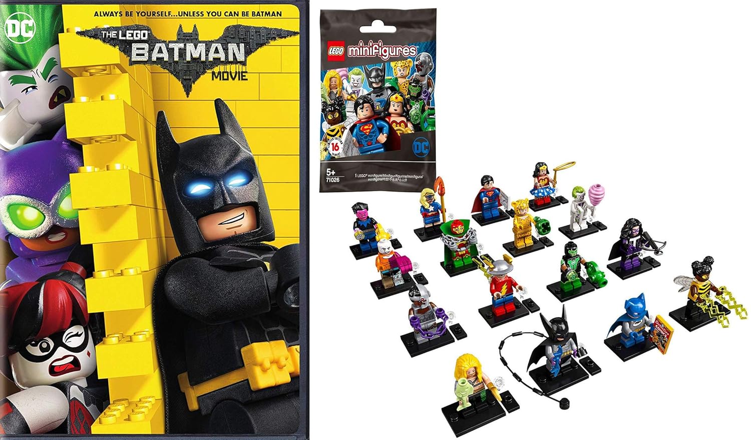 dc lego minifigures