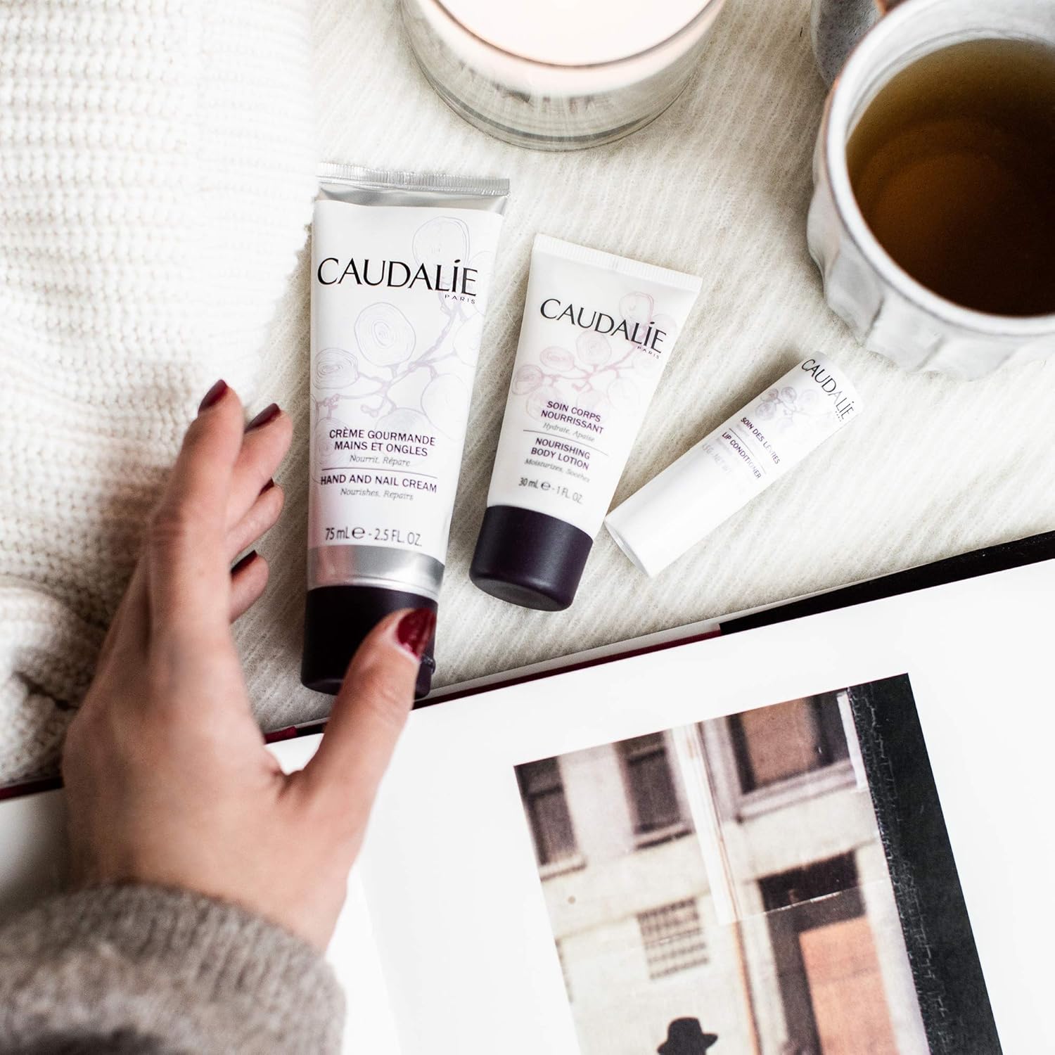 Caudalie Nourishing and Protective Hand and Nail Cream, 2.5 Ounce: Premium Beauty