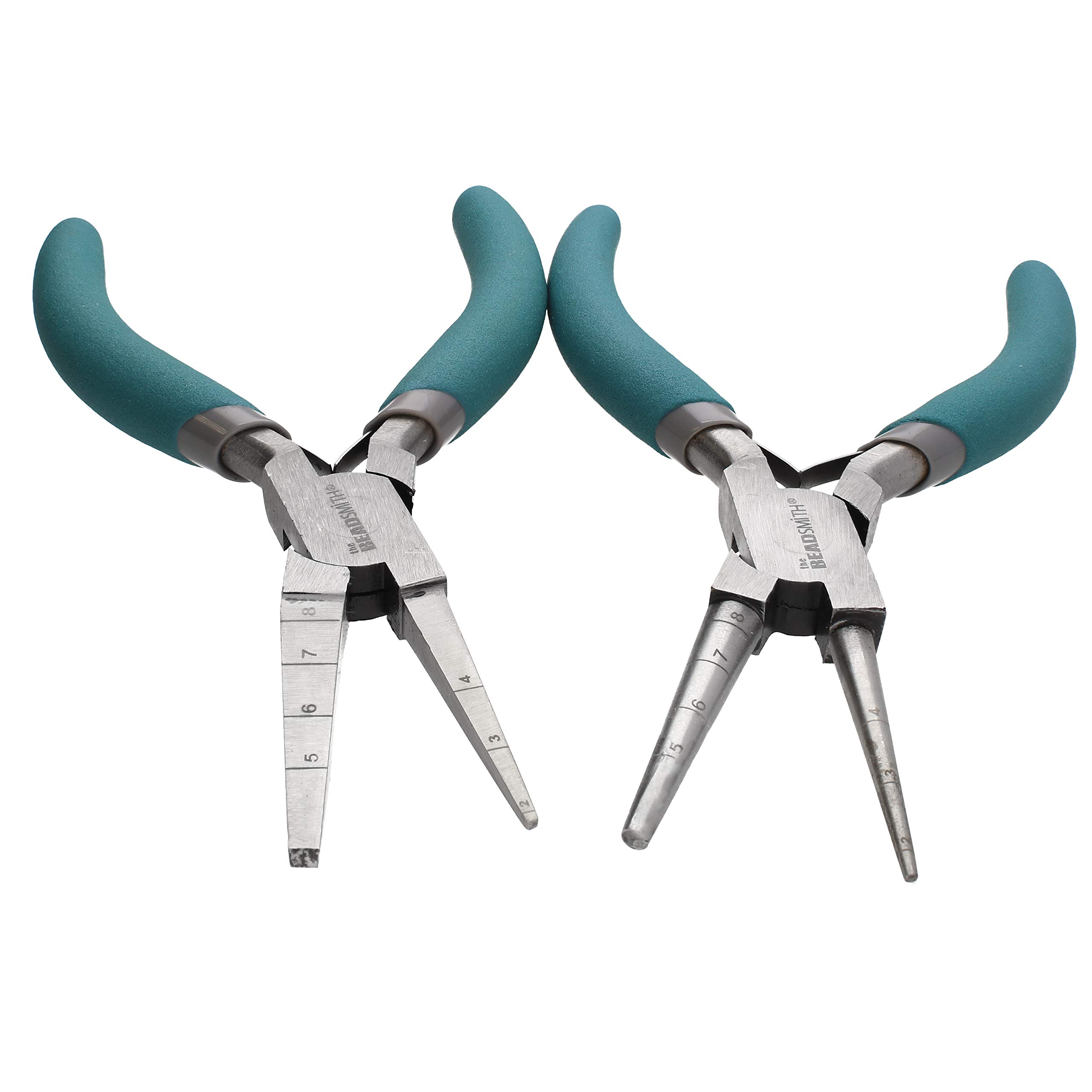 The Beadsmith Loop Rite and Square Rite Combo Pack, Create Consistent 2-8mm Diameters for Jump Rings in Round and Square Shapes, Wire Working Tool for Jewelry Making