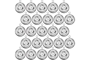 Rotatingpals 24 Pieces Fishing Disc Sinkers Weights Disc Sinker Fishing Sinkers Weights for Saltwater Catfishing Trolling Surf Tackle