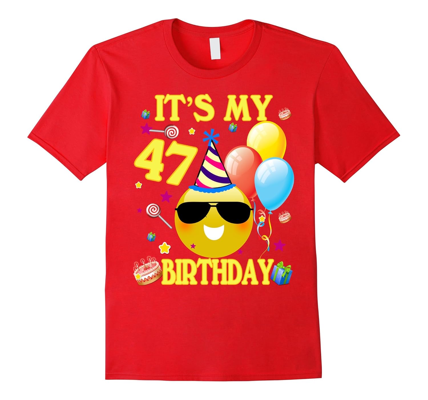 It's My 47th Birthday Shirt 47 Years Old 47th Birthday Gift-Rose