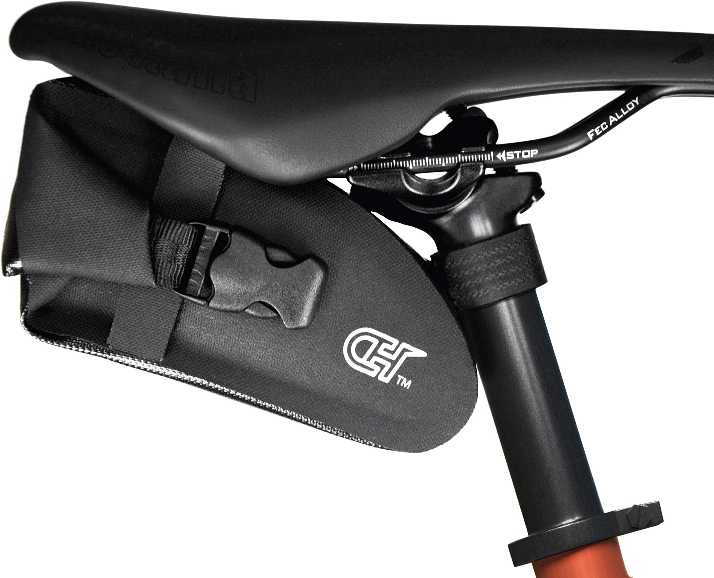 CyclingHero Compact Waterproof Seat Bag โVersatile & Stylish Saddle Wedge Pack with Room for Spare & More โPerfect for Gravel, Road, Mountain Bikes