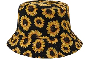 Mimfutu Reversible Womens Bucket Hat, Summer Fashion Fisherman Beach Sun Hats