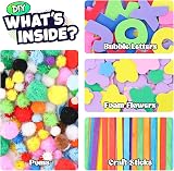 Newthinking DIY Craft Kits for Kids Make Your Own Colorful Animals 1200Pcs+ view 2