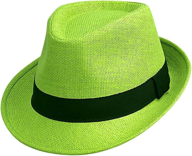 green fedora hat