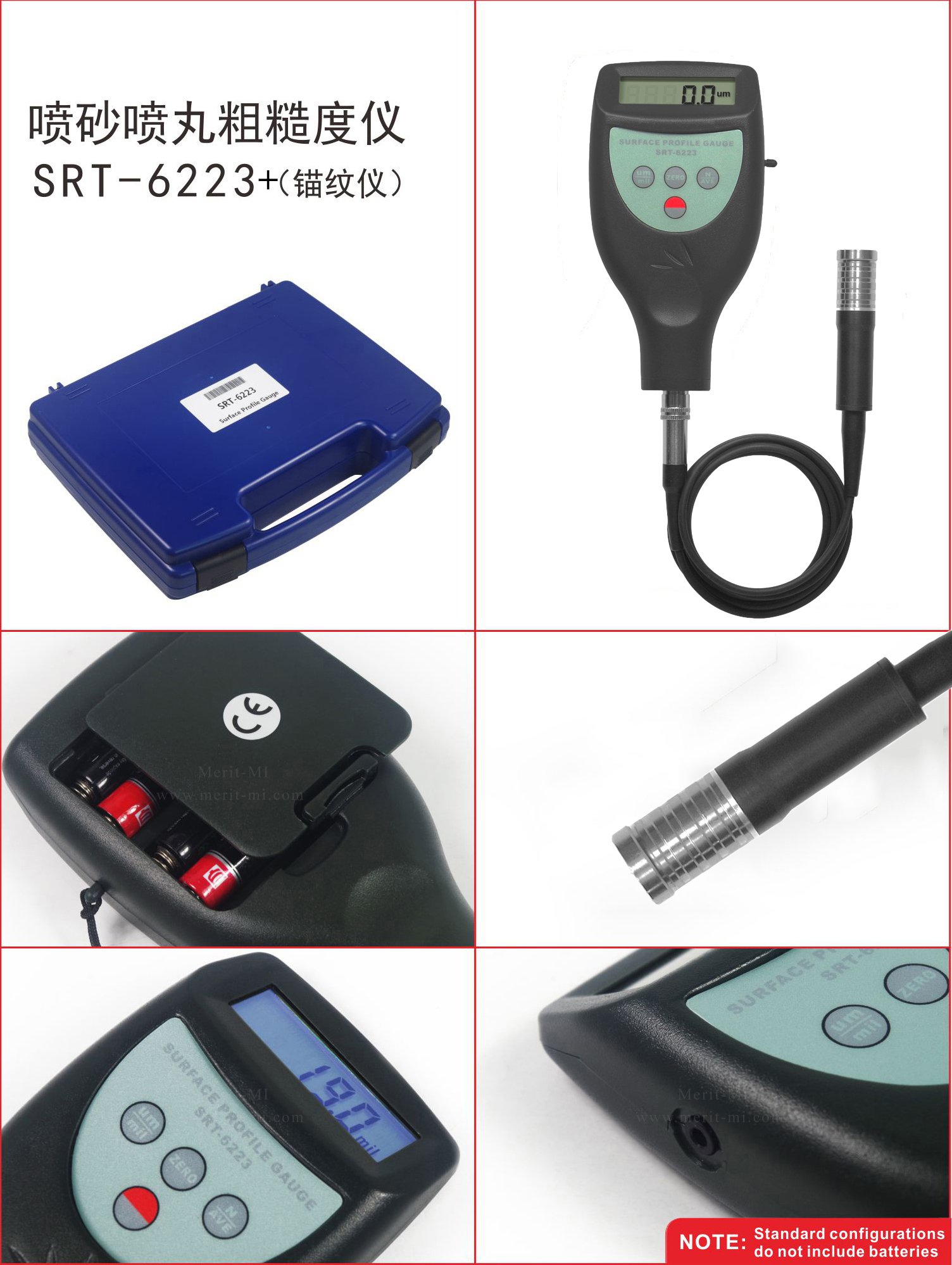 SRT6223+ Separate Probe LCD Surface Roughness Tester Profile Gauge