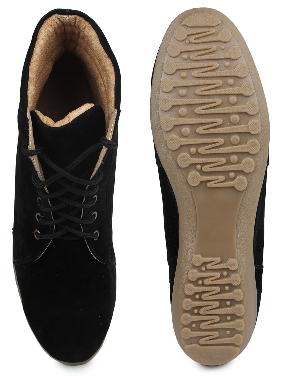 beonza women's black suede boots