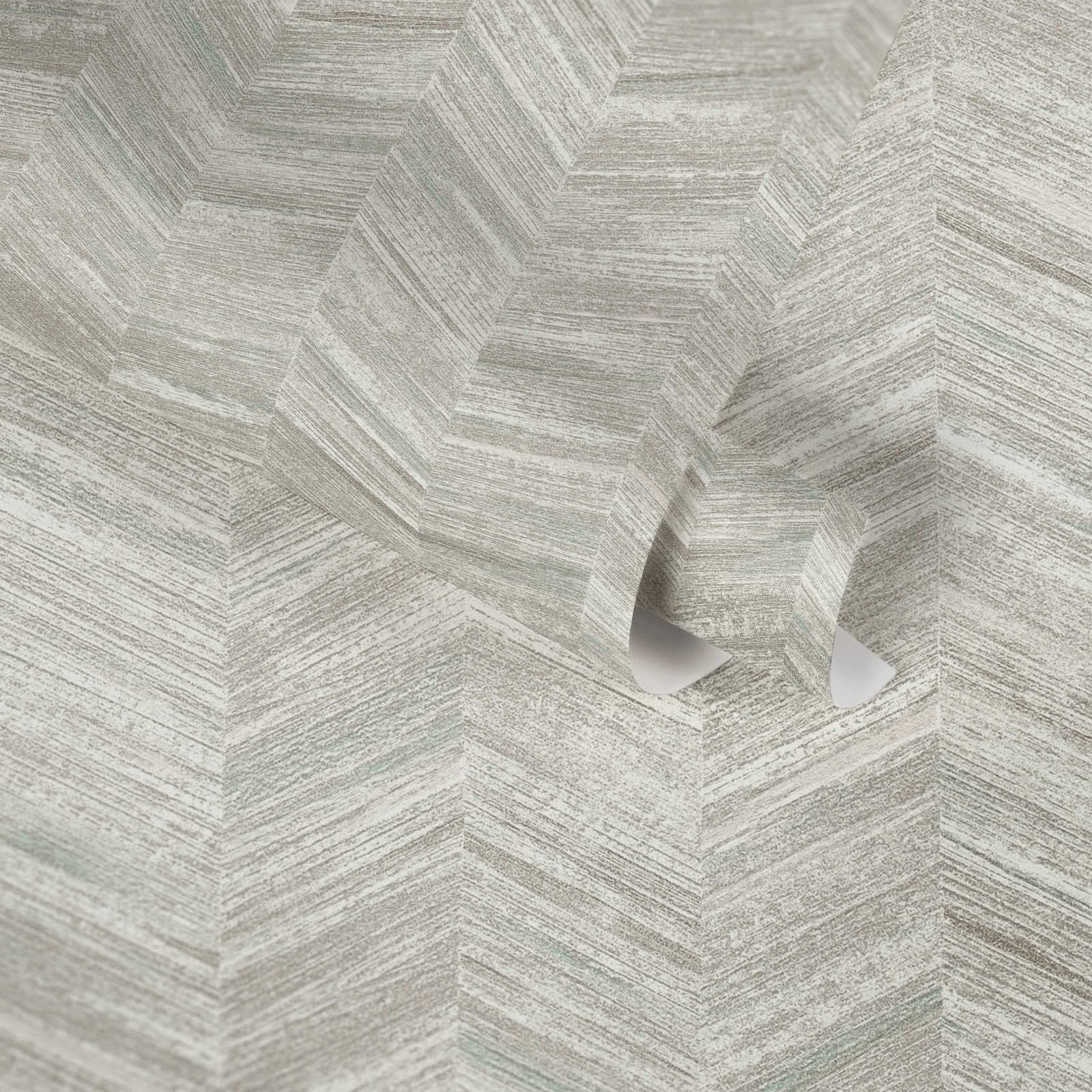 A.S. Création 383094 Modern Non-Woven Wallpaper Geometric Pattern Grey Green Matt Kitchen 10.05 x 0.53 m
