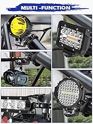ZIDIYORUO Light Bar Mount for ATV- 360° Solid