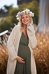 Ekouaer 3 in 1 Labor/Delivery/Hospital Gown 2 Pack