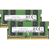 Samsung 32GB (2x16GB) DDR4 3200MHz PC4-25600 (PC4-3200AA) CL22 SODIMM 2Rx8 Dual Rank 1.2V 260-Pin Laptop, Notebook RAM Memory