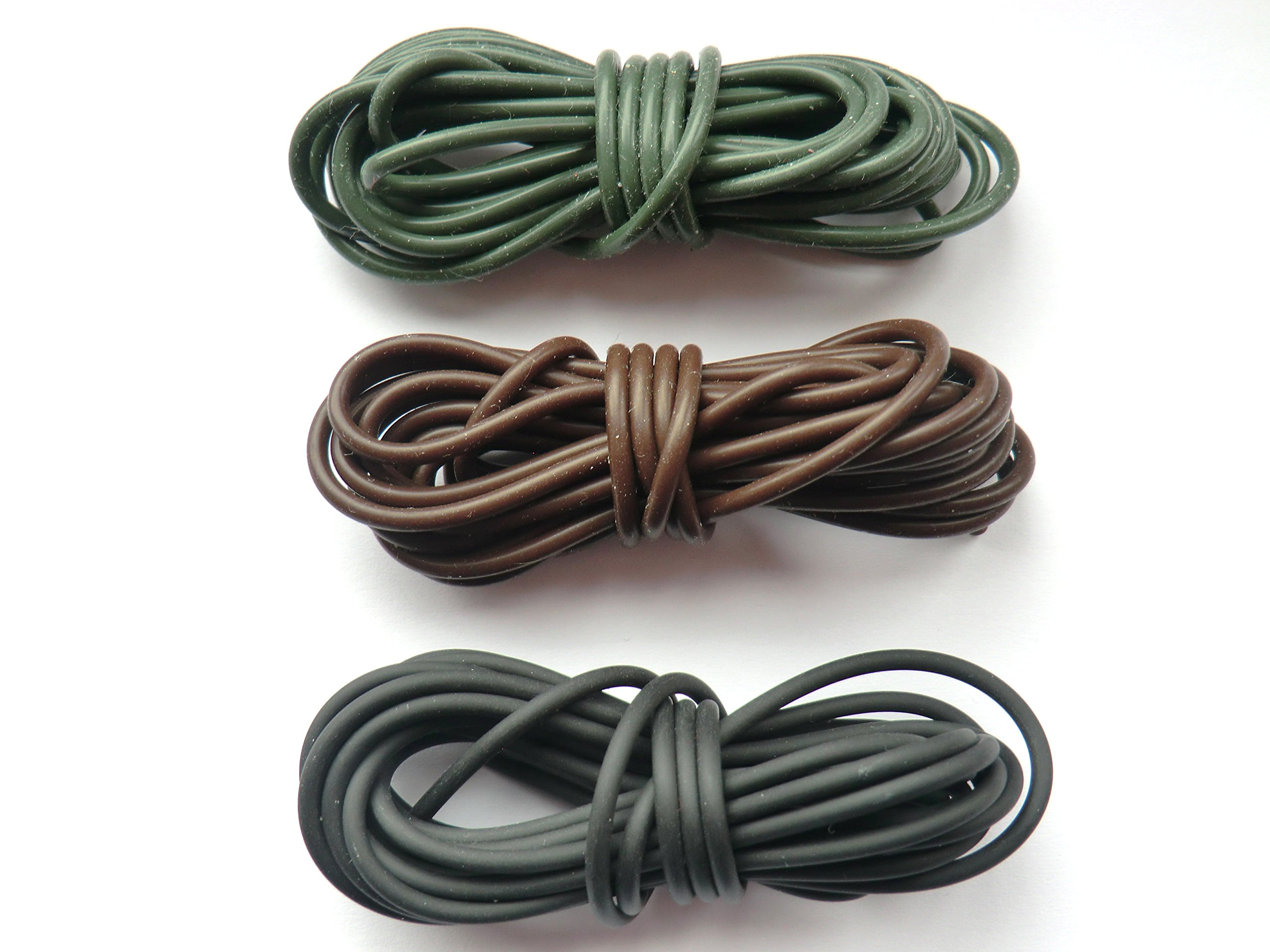 Phoxinus 6 METRE ANTI-TANGLE RIG TUBE IN 3 COLOURS. Green, Brown and Black. Ideal for your safety lead-clip system.