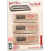 Hohner Accordions HOHNER Marine Band Pro Pack, Key of G, A, and C (391896BX)