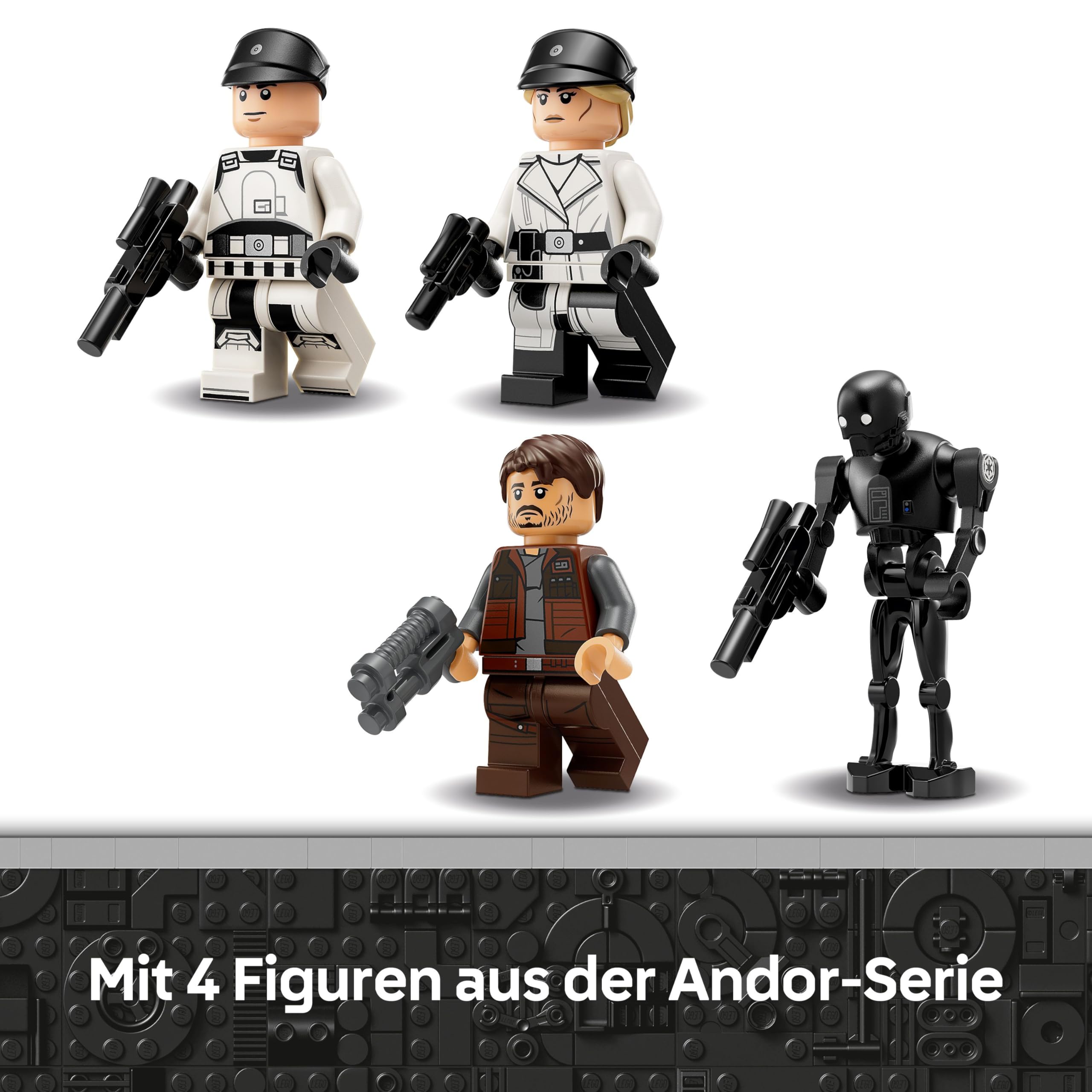 LEGO Star Wars 75399 Rebel U-Wing Starfighter - Spielzeug mit Schwenkflügelfunktion & 3 Minifiguren inkl. Cassian Andor & K-2SO Droidenfigur - Geschenk für Jungen ab 8 Jahren & Andor Staffel 2 Fans 6