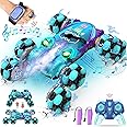 Paaxido 8WD Gesture Sensing RC Stunt Car, Boys Toys with Spray & Light, Hand Controlled RC Car Toys Gift for Kids Boys Age 8-12
