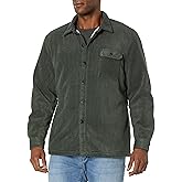 UNIONBAY mens Woodsman Microfleece Lined Flannel Shirt Jacket