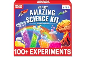 Doctor Jupiter My First Amazing Science Kit for Kids Ages 4+ | Birthday Gift Ideas for 4-5-6-7-8-9-10-11-12 Year Old Boys & Girls | STEM Learning & Educational Toys |Advanced Science Experiment Series