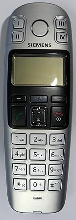 Gigaset Zusatzmobilteil E36H OHNE Ladeschale schwarz silber, nur für Gigaset E360 / E365, zum Ersatz / Erweiterung