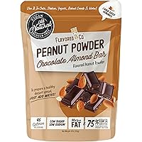 Flavored PB Co. Peanut Butter Powder, Low Carb and Only 45 Calories, All-Natural from US Farms (Chocolate Almond)