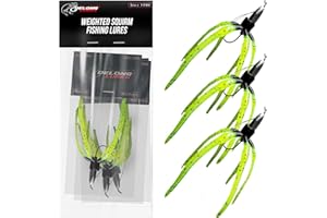 Delong Lures - The Squirm Fishing Lures - Ultimate Bass Fishing Kit - Weighted Jigs for Freshwater & Saltwater, Large Swimbait Lures - Made in USA
