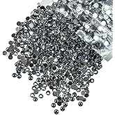 qiipii 10000PCS 2mm Dark Gray Resin Rhinestones for Crafting Flatback Deep Grey Stones Bulk SS6 Crystal Black Diamonds Crystals Gems Charms for Nails Face Eyes Makeup Tumblers DIY Crafts Clothes Shoes