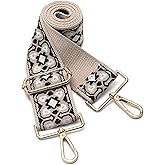 GINJKGO Purse Straps Replacement Crossbody - Adjustable Bag Strap for Purses, Wide Shoulder Strap for Women Guitar Purses