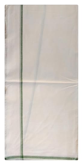 Men's Cotton Dhoti (White)