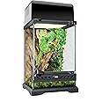 Exo Terra Glass Natural Terrarium Kit, for Reptiles and Amphibians, Nano Tall, 8 x 8 x 12 inches, PT2601A1